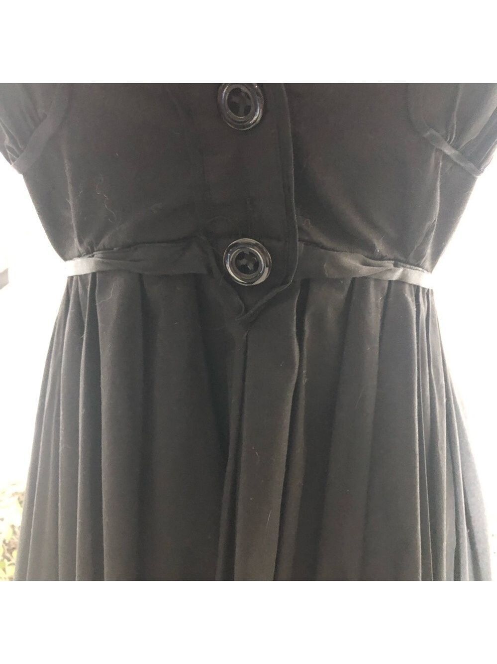 Bebe Halter Mini Dress Black Fit and Flare Medium - Picture 9 of 10